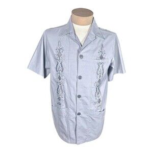 Vintage 60’s Guayabera Cuban Button Up Shirt